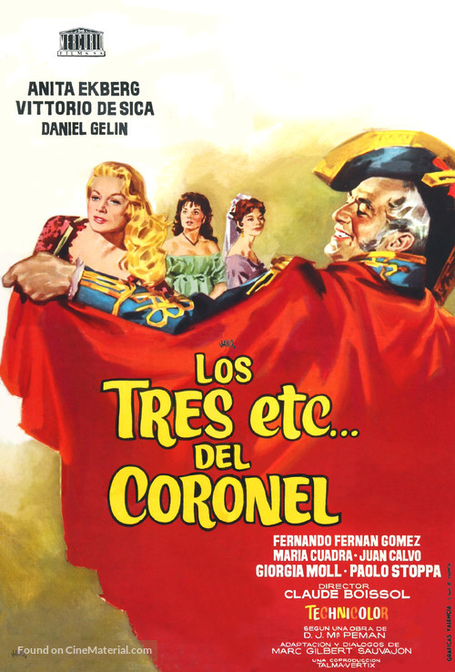 Le tre eccetera del colonnello - Spanish Movie Poster