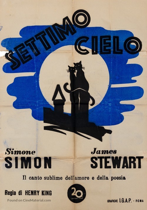 Seventh Heaven - Italian Movie Poster