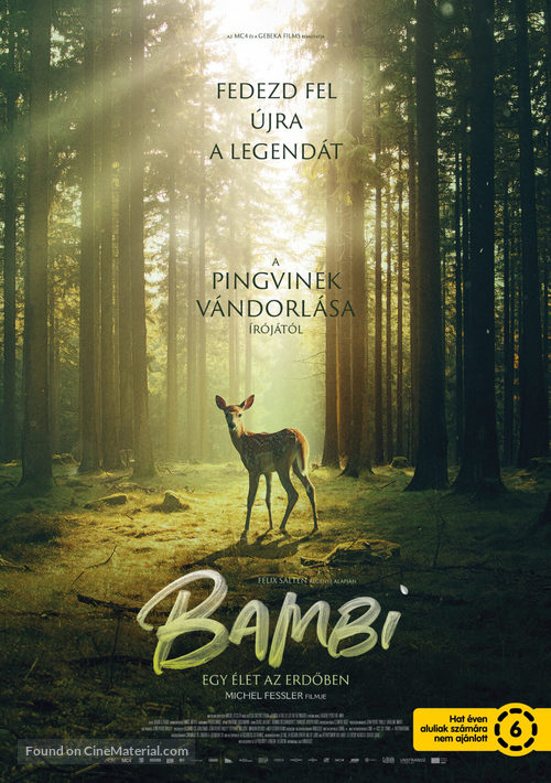 Bambi, L&#039;histoire d&#039;une vie dans les bois - Hungarian Movie Poster