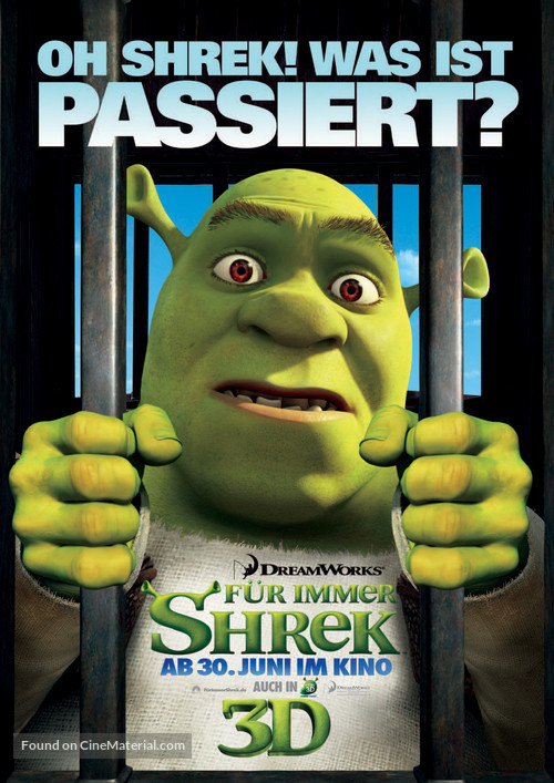Shrek Forever After - German Movie Poster