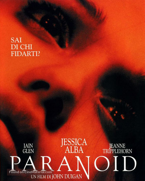 Paranoid - Italian Movie Poster