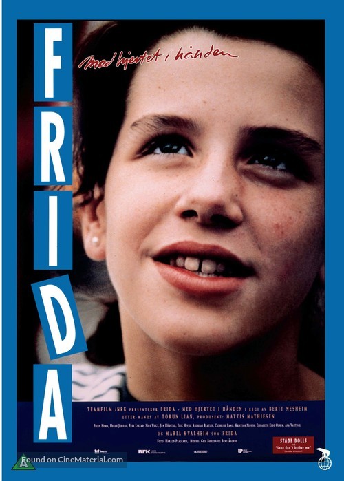 Frida - med hjertet i h&aring;nden - Norwegian DVD movie cover