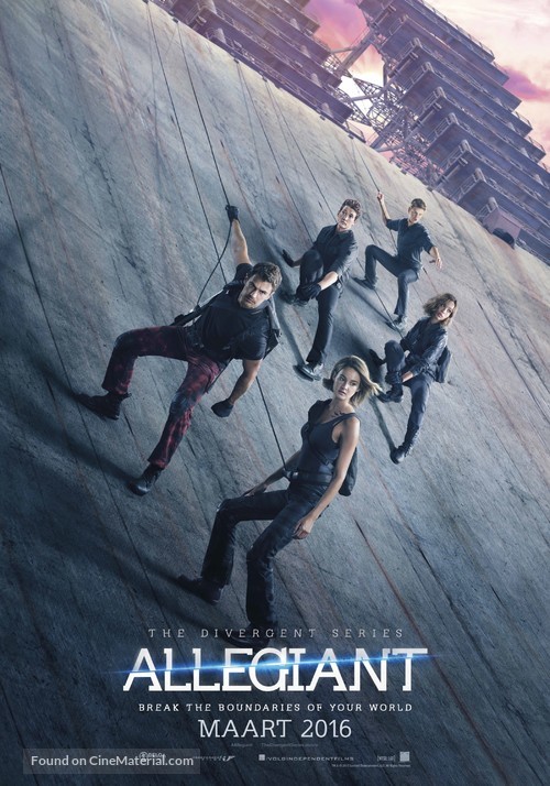 The Divergent Series: Allegiant - Dutch Movie Poster