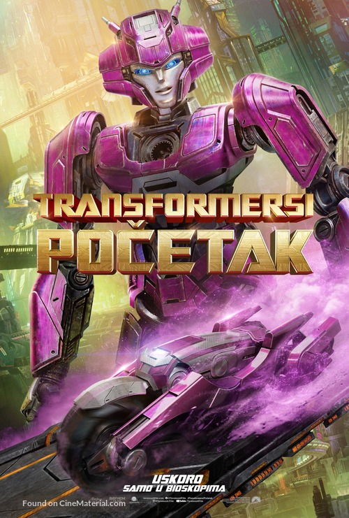 Transformers One - Serbian Movie Poster