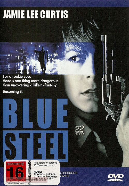 Blue Steel - New Zealand DVD movie cover