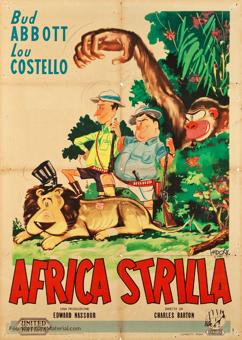 Africa Screams - Italian Movie Poster