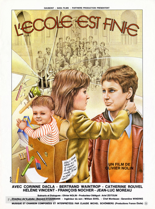 L&#039;&eacute;cole est finie - French Movie Poster