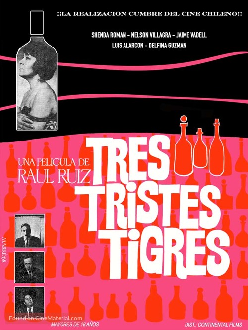 Tres tristes tigres - Chilean Movie Poster