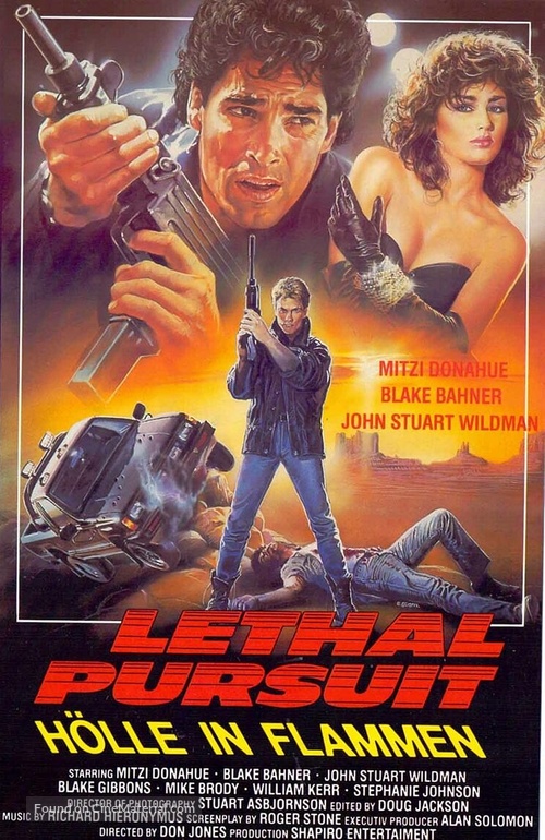 Lethal Pursuit - German VHS movie cover