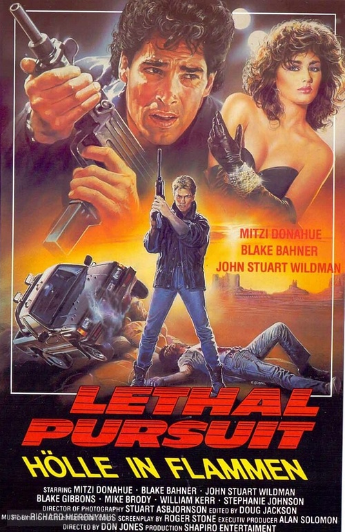 Lethal Pursuit - German VHS movie cover