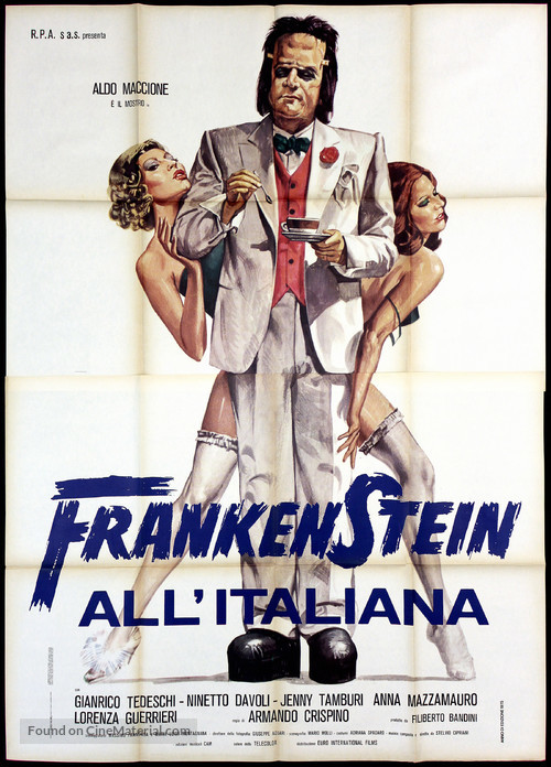 Frankenstein all&#039;italiana - Italian Movie Poster