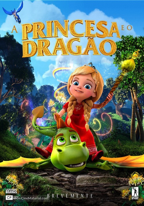 The Princess and the Dragon - Portuguese Movie Poster