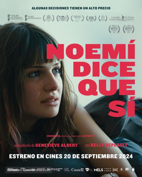 No&eacute;mie dit oui - Spanish Movie Poster