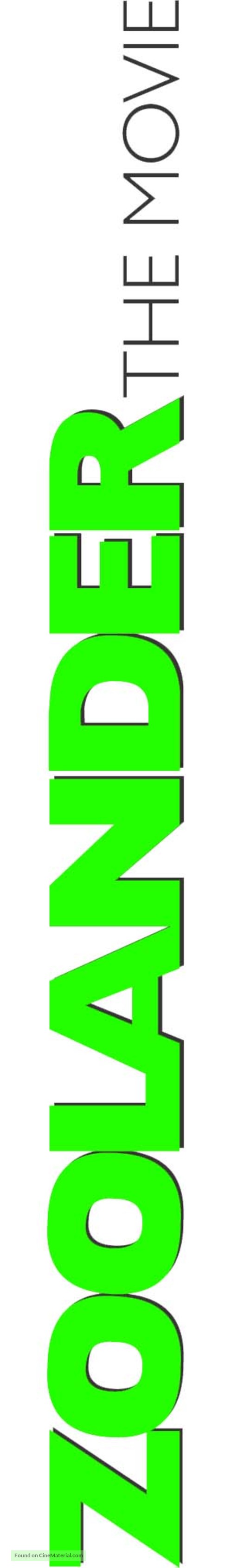 Zoolander - Logo