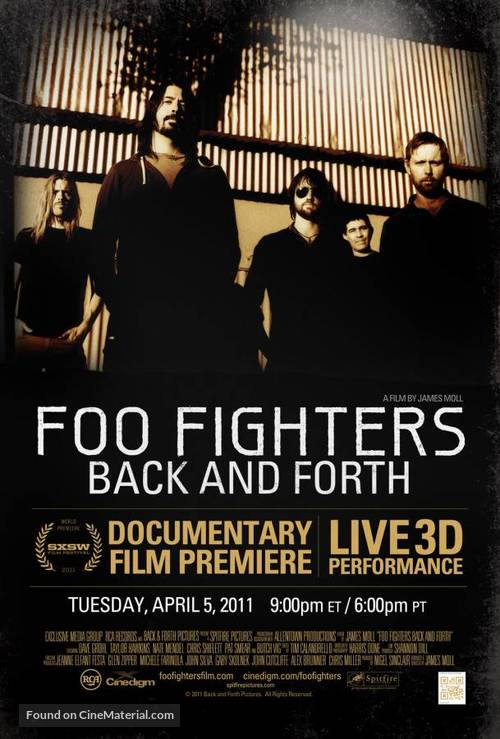 Foo Fighters: Back and Forth - Movie Poster