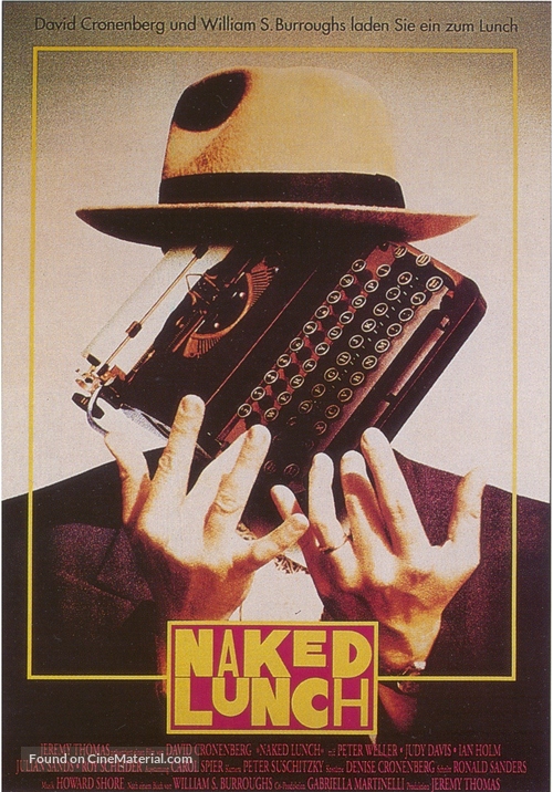 Naked Lunch - German Movie Poster