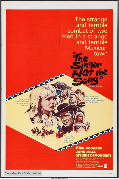 The Singer Not the Song - Movie Poster