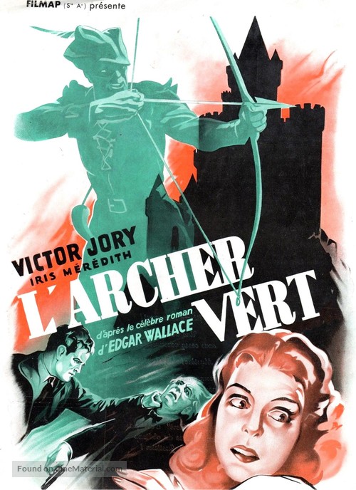 The Green Archer - French Movie Poster