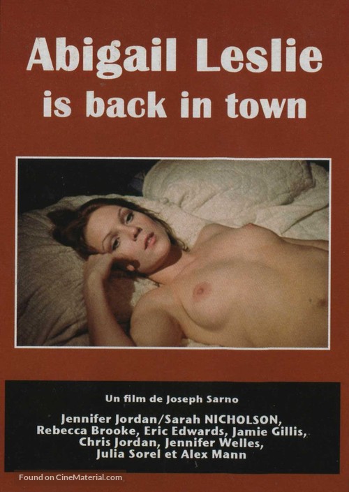 Abigail Lesley Is Back in Town - French DVD movie cover