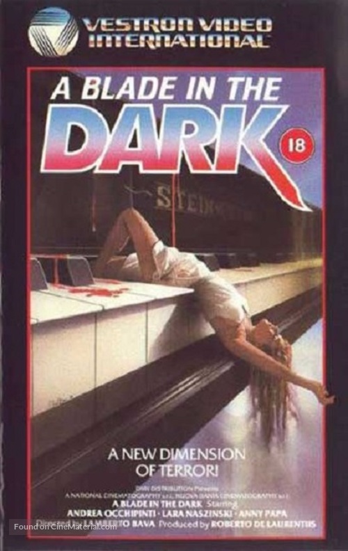 La casa con la scala nel buio - British VHS movie cover