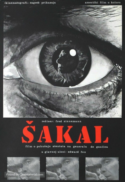 The Day of the Jackal - Yugoslav Movie Poster