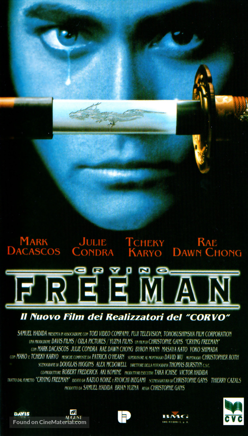 Crying Freeman - Italian VHS movie cover