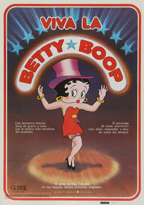 Betty Boop for President - Spanish Movie Poster