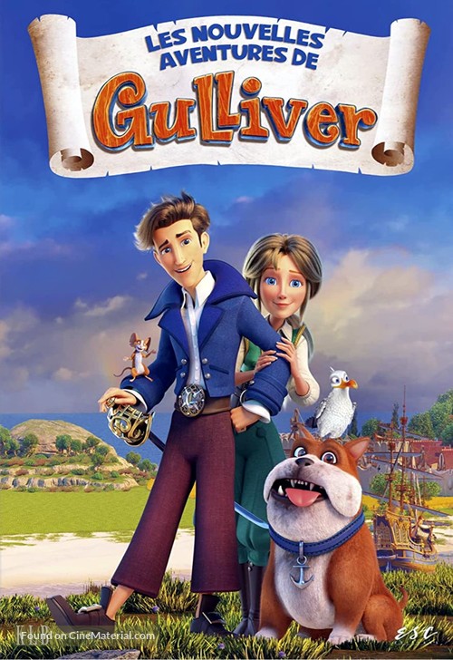 Gulliver Returns - French DVD movie cover