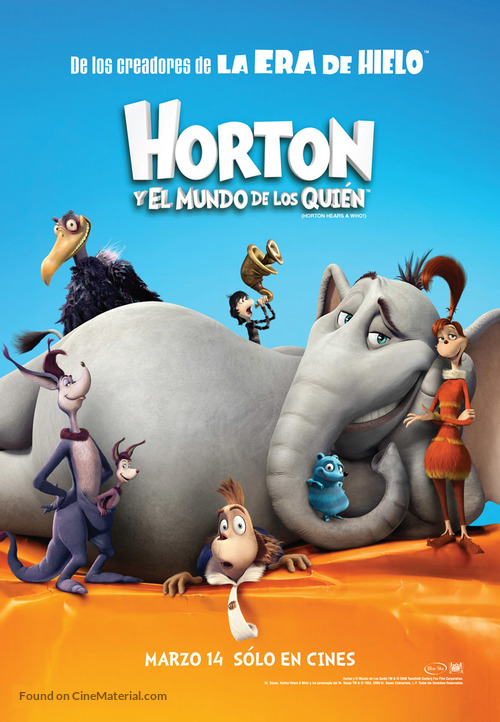 Horton Hears a Who! - Argentinian Movie Poster