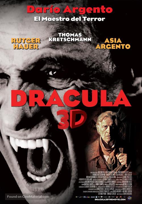 Dracula 3D - Argentinian Movie Poster