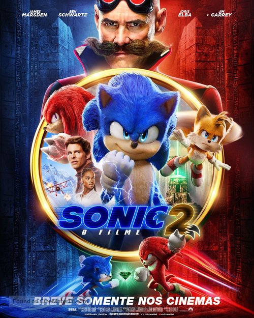 Sonic the Hedgehog 2 - Brazilian Movie Poster