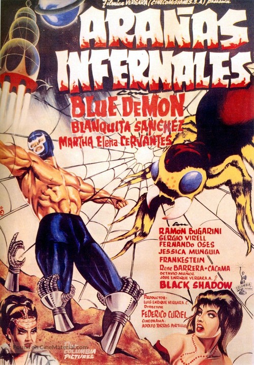 Ara&ntilde;as infernales - Mexican Movie Poster