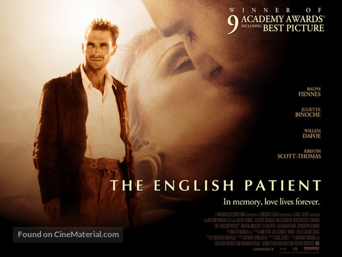 The English Patient - British Movie Poster