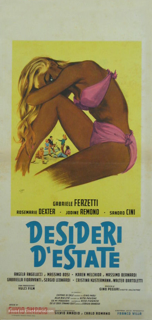 Desideri d&#039;estate - Italian Movie Poster