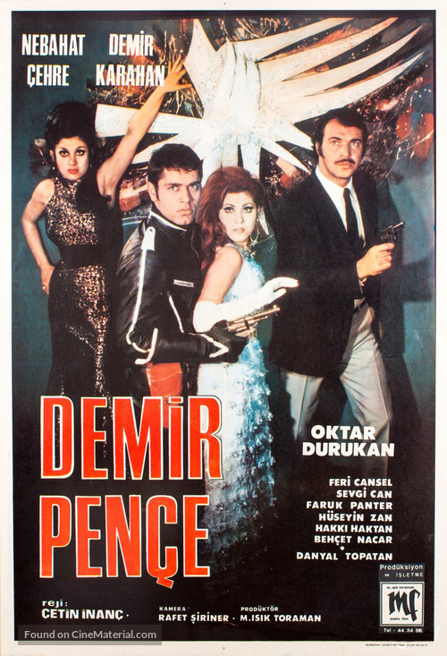Demir pen&ccedil;e (korsan adam) - Turkish Movie Poster
