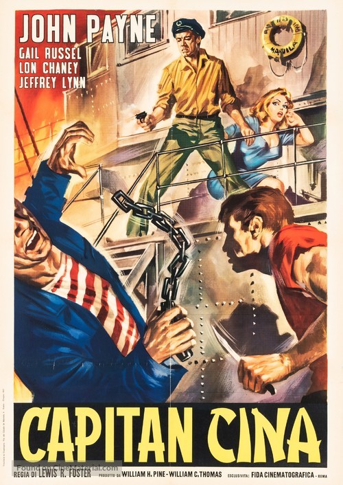 Captain China - Italian Movie Poster