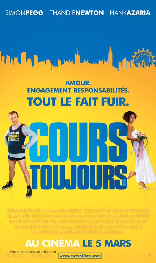 Run Fatboy Run - French Movie Poster