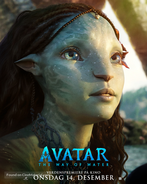 Avatar: The Way of Water - Norwegian Movie Poster