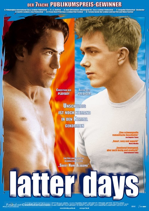 Latter Days - German Movie Poster