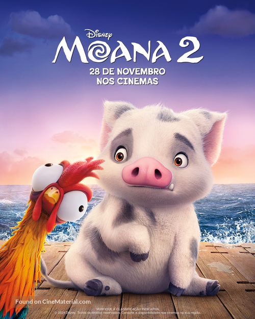 Moana 2 - Brazilian Movie Poster