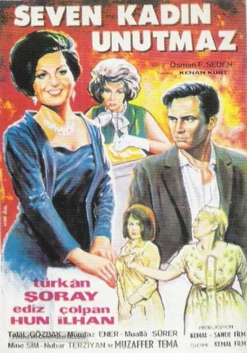 Seven kadin unutmaz (1965) Turkish movie poster