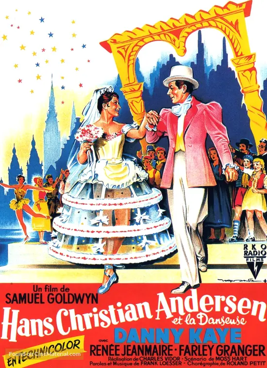 Hans Christian Andersen - French Movie Poster