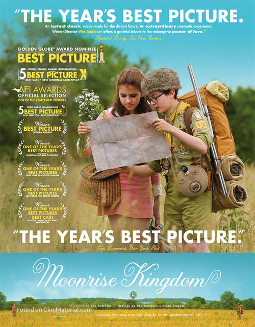 Moonrise Kingdom - For your consideration movie poster