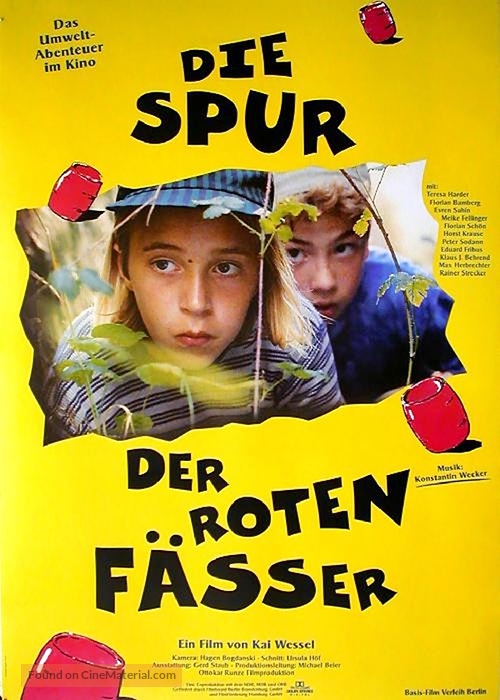 Die Spur der roten F&auml;sser - German Movie Poster