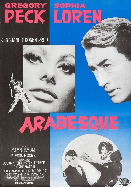 Arabesque - Swedish Movie Poster