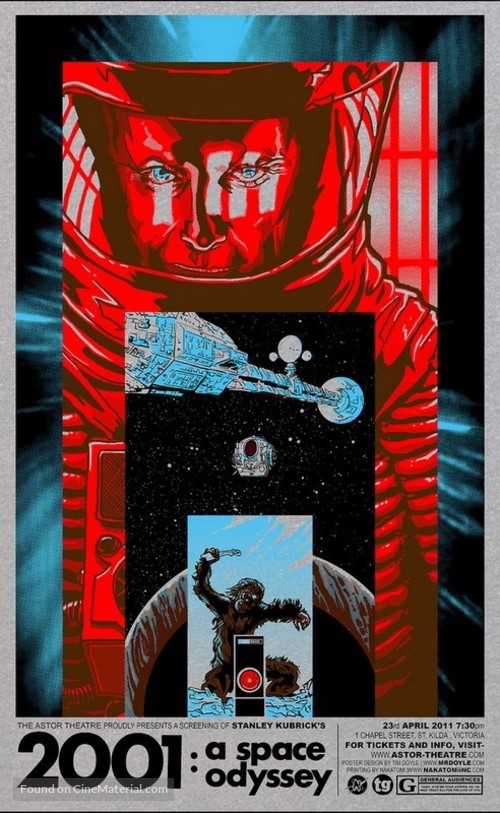 2001: A Space Odyssey - Australian Homage movie poster
