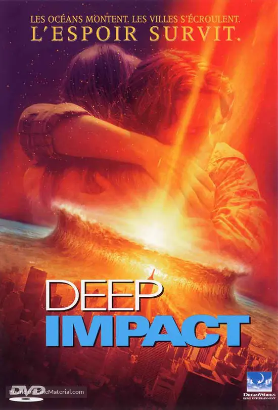 Deep Impact - French DVD movie cover