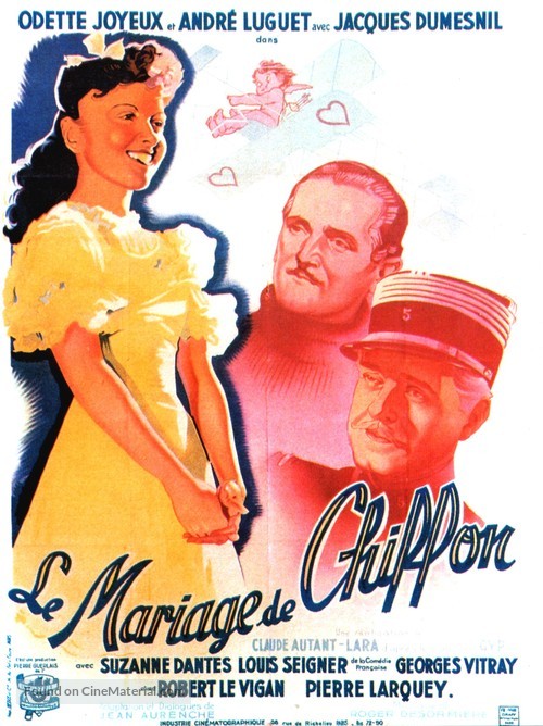 Mariage de Chiffon, Le - French Movie Poster