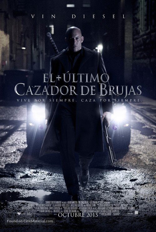 The Last Witch Hunter - Mexican Movie Poster