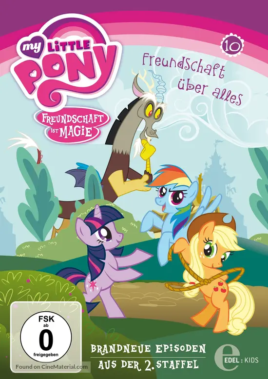 &quot;My Little Pony: Friendship Is Magic&quot; - German DVD movie cover